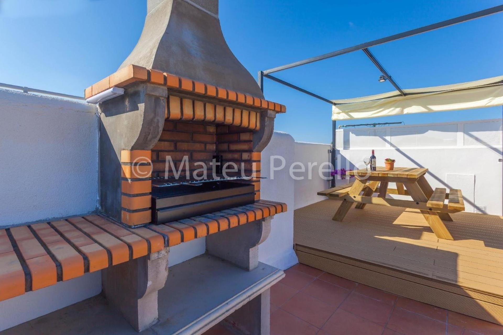 Wohnung In Son Baulo Mit Terrasse, Garten Und Grill Can Picafort  Eksteriør bilde