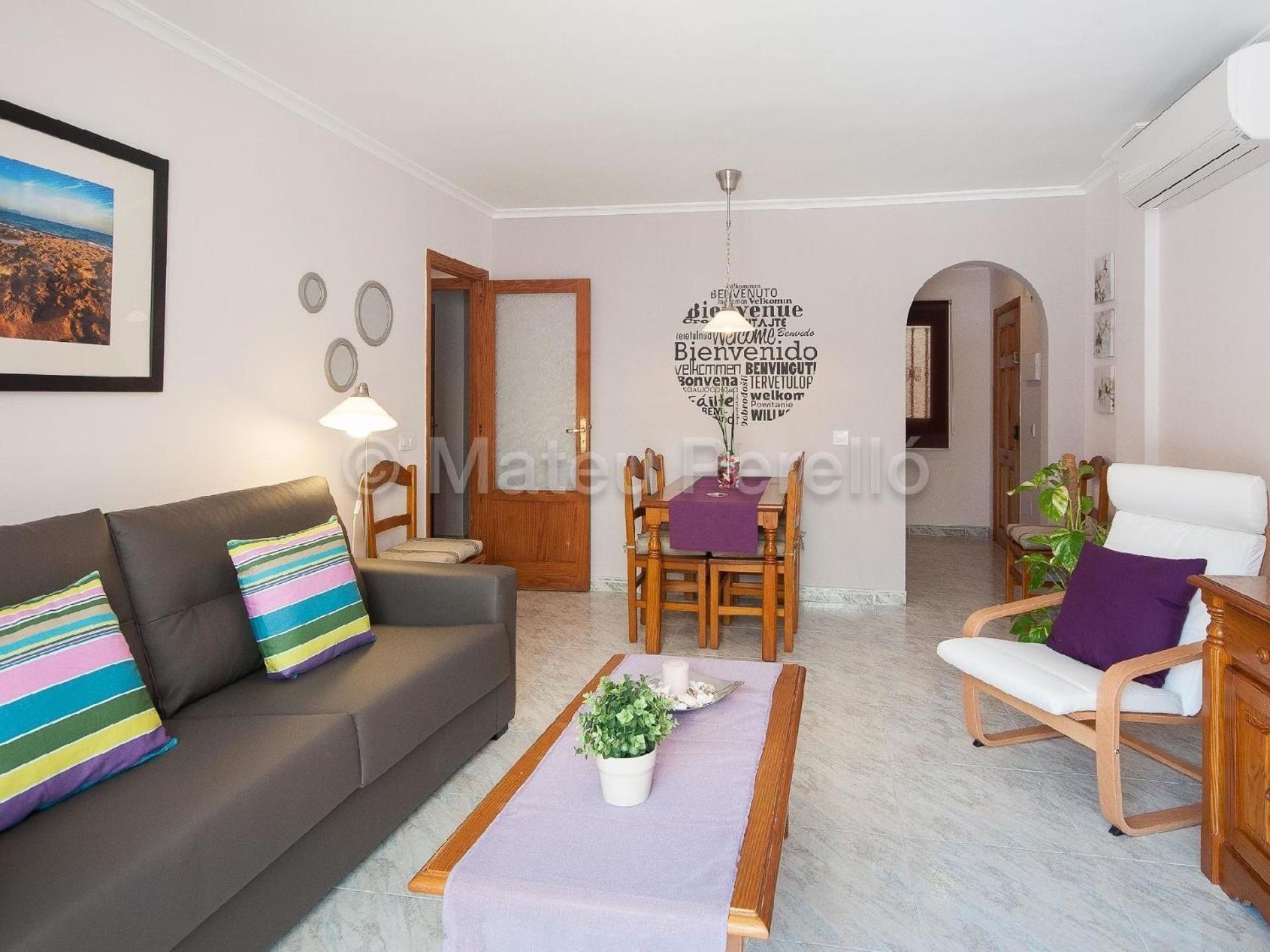 Wohnung In Son Baulo Mit Terrasse, Garten Und Grill Can Picafort  Eksteriør bilde
