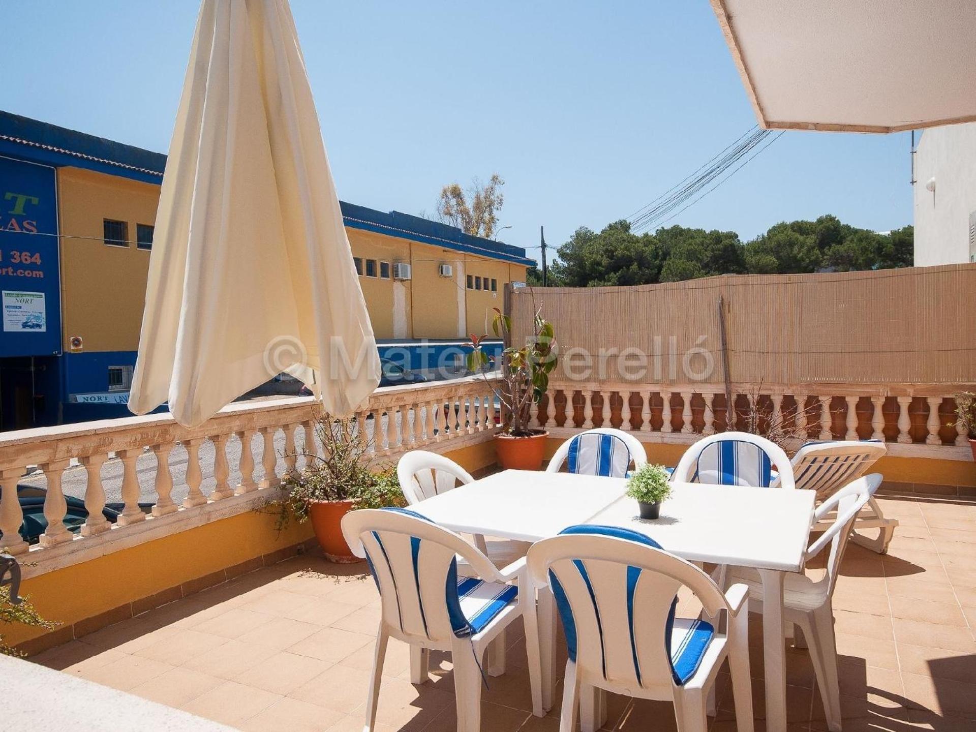 Wohnung In Son Baulo Mit Terrasse, Garten Und Grill Can Picafort  Eksteriør bilde